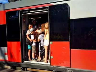 Öffentliche Verkehrsmittel in Sotschi sind oft überlastet