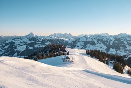 Österreichs Skigebiet Kitzbühel