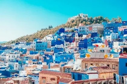 Blue Chefchaouen in Marokko