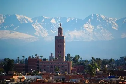 Angenehmer Frühling in Marrakesch, Marokko