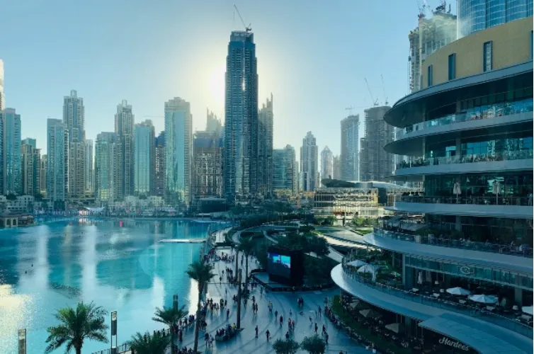 Beeindruckendes Stadtzentrum von Dubai