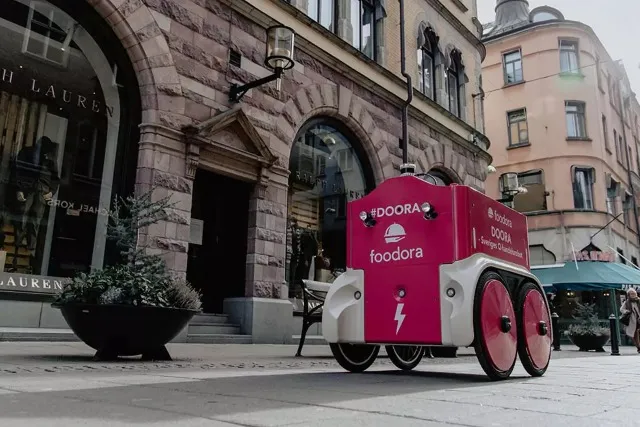 Roboterkurier in Schweden
