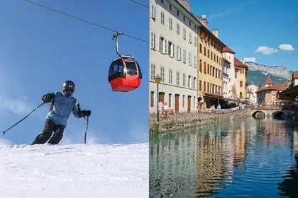 Skigebiete, Städte und Kurorte in Frankreich
